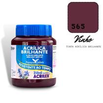 Tinta Acrilica Brilhante 250ml 565 Vinho Acrilex