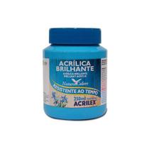 Tinta Acrílica Brilhante 250Ml Acrilex 503 Azul Celeste