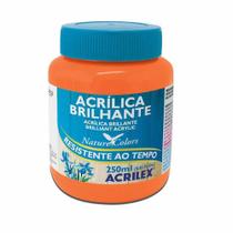 Tinta Acrilica Brilhante 250ml Laranja 517 Acrilex