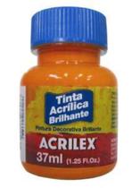 Tinta Acrílica Brilhante 37ml Laranja 517 Acrilex - 1