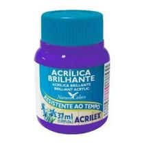 Tinta acrílica brilhante 37ml violeta Acrilex