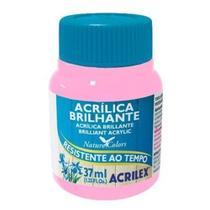 Tinta Acrílica Brilhante Acrilex Rosa 37ML