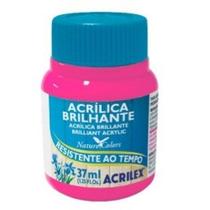 Tinta Acrílica Brilhante Acrilex Rosa Escuro 37ML