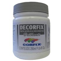 Tinta Acrilica Brilhante Decorfix 301 Branca 250ml