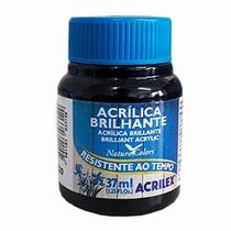 Tinta acrílica brilhante preto 520 (37ml.) acrilex 35718