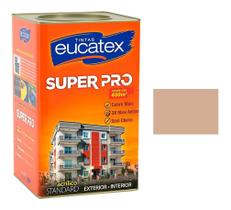 Tinta Acrilica Camurça Semi Brilho Super Pro Eucatex 18lt