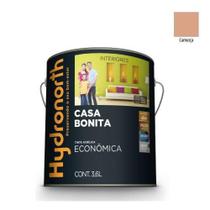 Tinta Acrílica Casa Bonita Camurça Fosco Galão 3,6L Marrom para Paredes Internas Hydronorth Tinta Acrílica Casa Bonita Camurça Fosco Galão 3,6L Marrom para Paredes Internas Hydronorth