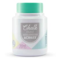 Tinta Acrílica Chalk Paint 100ml Acrilex Branco Polar 417 Tinta Acrílica Chalk Paint 100ml Acrilex Branco Polar 417