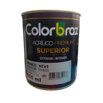 Tinta Acrílica ColorBraz 900ml Premium Superior Branco Fosco