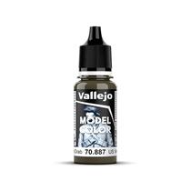 Tinta acrílica colorida do modelo Vallejo US Olive Drab Tinta acrílica colorida do modelo Vallejo US Olive Drab