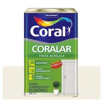 Tinta Acrílica Coral Coralar Econômico Fosco 18L