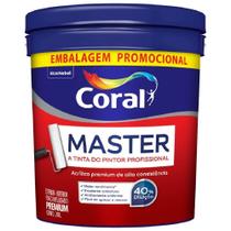 Tinta Acrílica Coral Master Branco 20 Litros - 5902215 - CORAL - Tintas Coral