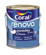 Tinta Acrílica Coral Renova Paredes E Tetos 3,6l Branco Tinta Acrílica Coral Renova Paredes E Tetos 3,6l Branco