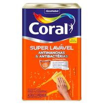 Tinta Acrílica Coral Super Lavável 16L Cores Especiais
