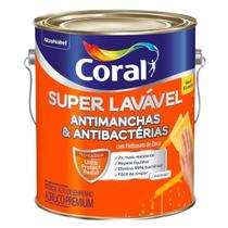 Tinta Acrílica Coral Super Lavável 3,2L Cores Especiais
