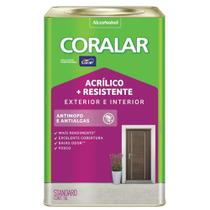 Tinta Acrílica Coralar Duo Fosco Palha 18 Litros - CORAL Tinta Acrílica Coralar Duo Fosco Palha 18 Litros - CORAL