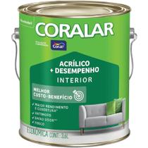 Tinta Acrílica Coralar Palha 3,6 Litros - CORAL