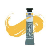 Tinta Acrilica Corfix 20ml 124 - Amarelo Cadmio Escuro