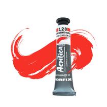 Tinta Acrilica Corfix 20ml 128 - Vermelho Cadmio Claro