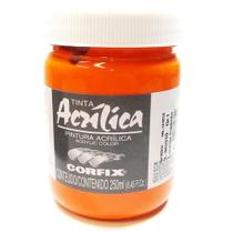 Tinta Acrílica Corfix 250ml 126 Laranja Cadmio G1