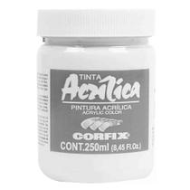 Tinta Acrílica Corfix 250ml Branco Titânio 102 Gr 1