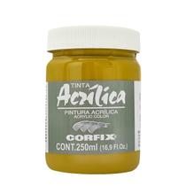 Tinta Acrílica Corfix 250ml Cor Amarelo Indiano 52 G1