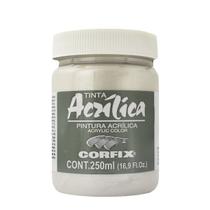 Tinta Acrílica Corfix 250ml Cor Branco Metálico Iridescente 146