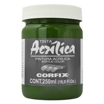 Tinta Acrílica Corfix 250ml Verde Oliva 111 G1