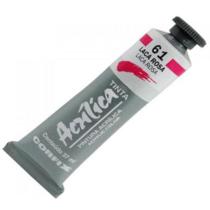 Tinta Acrílica Corfix 37 Ml 061 - Laca Rosa
