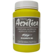 Tinta Acrílica Corfix 500ml 48 Amarelo Limão