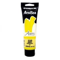 Tinta Acrílica Corfix Arts 120ml Amarelo Transp. 110 Gr 1