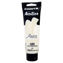 Tinta Acrílica Corfix Arts 120ml Buff Titânio Esc. 103 Gr