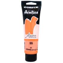 Tinta Acrílica Corfix Arts 120ml Laranja 55 Gr2