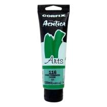 Tinta Acrílica Corfix Arts 120ml Verde Perm. Esc. 116 Gr 1