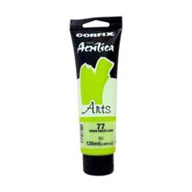 Tinta Acrilica Corfix Arts G1 77 Verde Ingles Claro 120ml