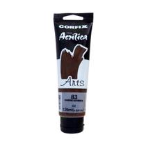 Tinta Acrílica Corfix Arts G2 83 Sombra Queimada 120Ml