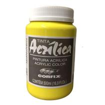 Tinta Acrilica Corfix G1 122 Amarelo Cadmio Claro Imit 500Ml Tinta Acrilica Corfix G1 122 Amarelo Cadmio Claro Imit 500Ml