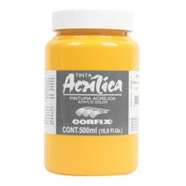 Tinta Acrilica Corfix G1 51 Amarelo Escuro 500Ml Tinta Acrilica Corfix G1 51 Amarelo Escuro 500Ml