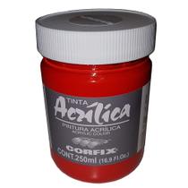 Tinta Acrilica Corfix Laca Geranio 250ml Tinta Acrilica Corfix Laca Geranio 250ml