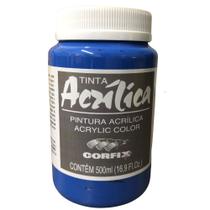 Tinta Acrílica Corfix Para Telas 500ml G1 Escolha a Cor