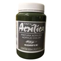 Tinta Acrílica Corfix Para Telas 500ml G1 Escolha a Cor