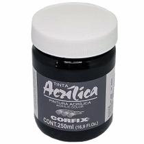 Tinta Acrílica Corfix Preto 250ML