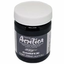 Tinta Acrílica Corfix Preto 250ML Tinta Acrílica Corfix Preto 250ML