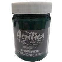 Tinta Acrilica Corfix Verde Ingles 250ml