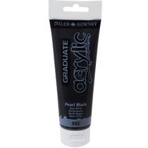 Tinta Acrílica Daler Rowney Graduate 032 Pearl Black 120 ml 123120032