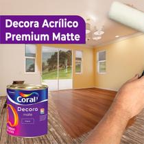 Tinta Acrílica Decora Coral Acrílico Premium Lavável Fosca 800ml
