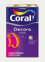 Tinta Acrílica Decora Matte Fosco 16L Base MF Coral