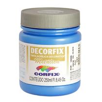Tinta Acrílica Decorfix Corfix Metálica 250ml - 16300