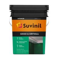 Tinta Acrílica Direto Gesso & Drywall 18L - Suvinil - 50862348 - Unitário