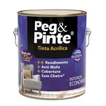 Tinta acrilica economica 3,6l concreto são paulo peg&pinte